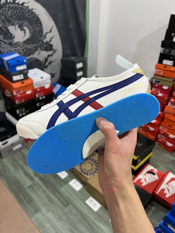 Onitsuka Tiger MEXICO 66™ 运动鞋 休闲鞋-白红蓝金尾