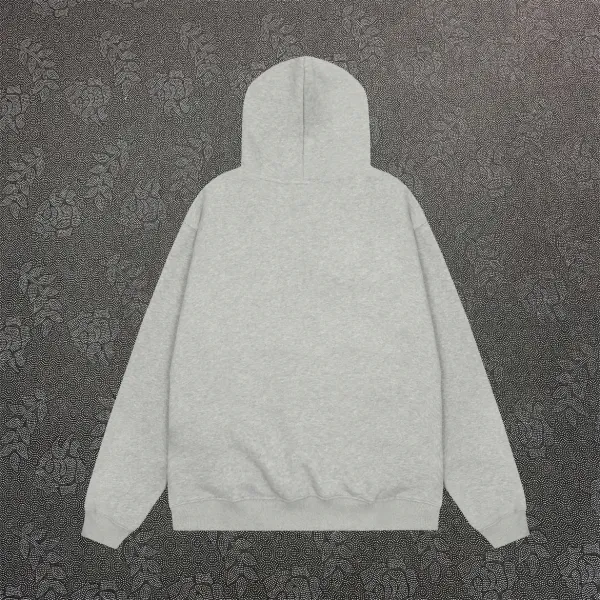 Broken Planet Embossed Logo Hoodie Gray - 3