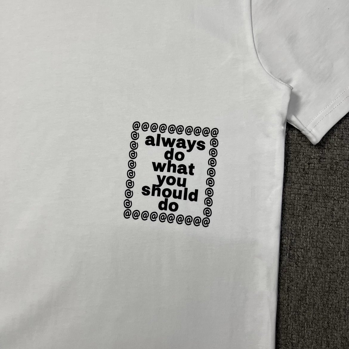 Design Sun Eye Logo White T-Shirt - 16