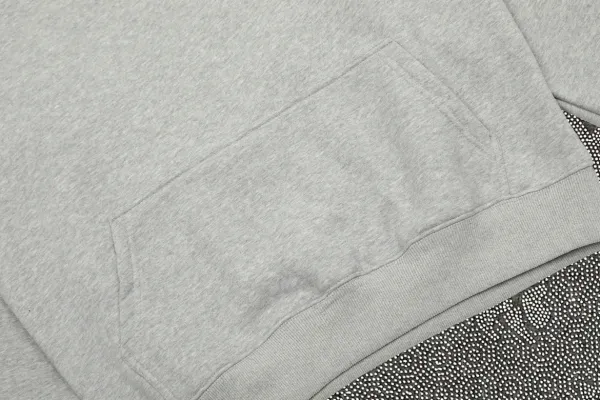 Broken Planet Embossed Logo Hoodie Gray - 6