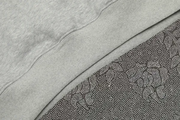 Broken Planet Embossed Logo Hoodie Gray - 8