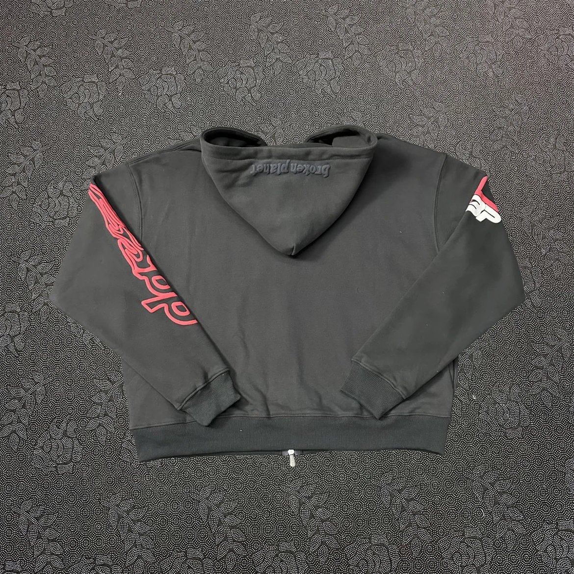 Broken Planet Graphic Sweatpants Black - 4