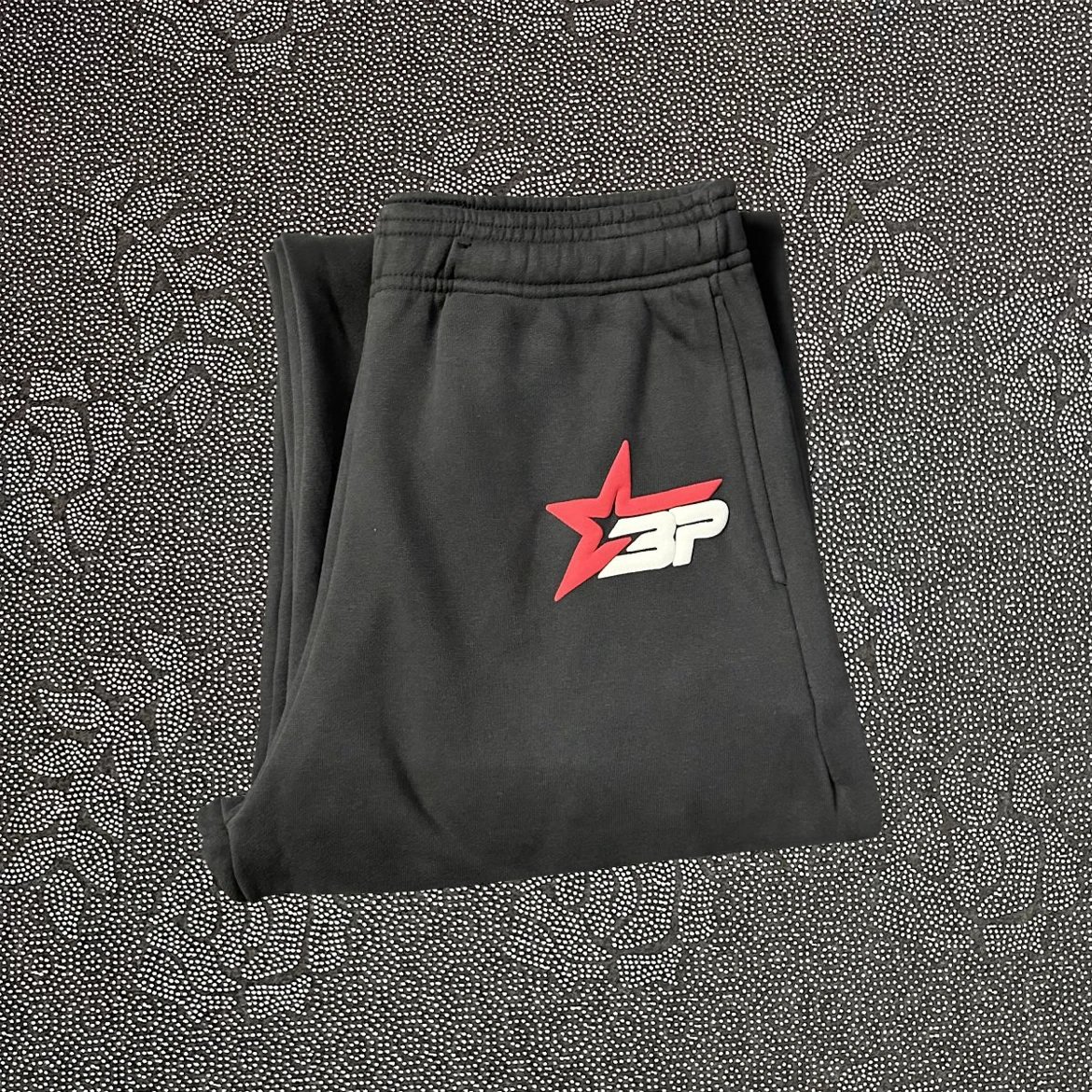 Broken Planet Graphic Sweatpants Black - 8
