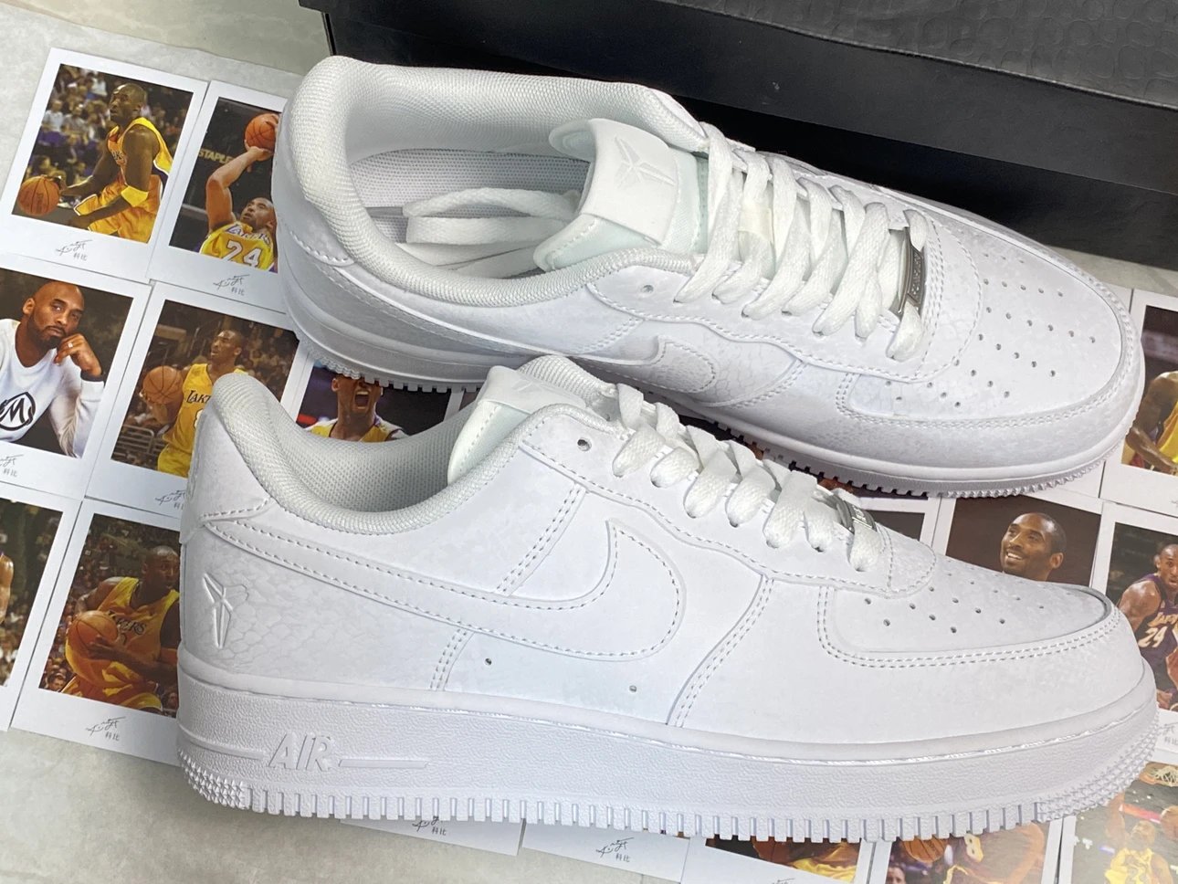Nike Air Force 1 Low Kobe Forever White 科比联名AF1空军一号 防滑耐磨 低帮 板鞋 白色 曼巴蛇纹