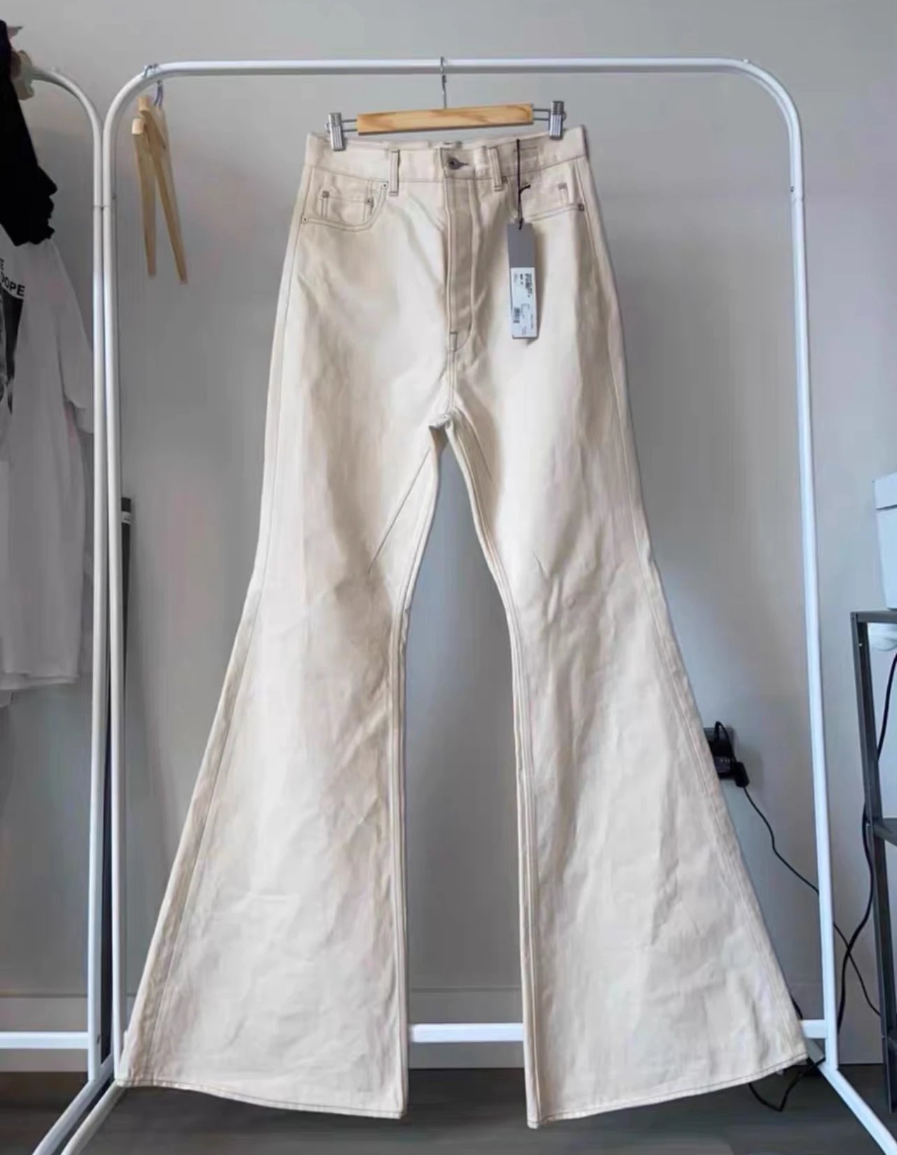 【In Stock】16oz White Selvedge Raw Denim Okayama Bootcut
