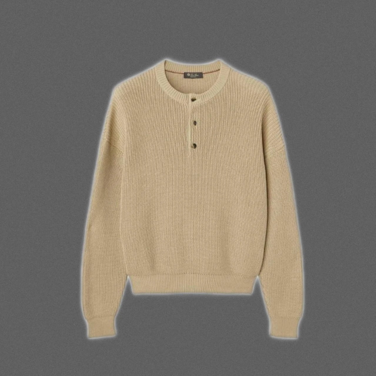 HFsMade independent LP Henry collar sweater