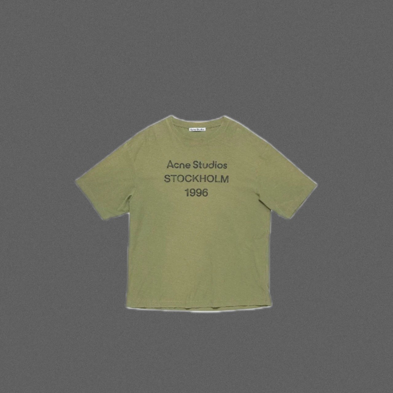 HFsMade Acne 1996 Series Cotton Linen Short Sleeve Olive Green