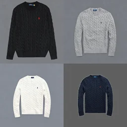 thumbnail for HFsMade Autonomous Pony Embroidered Cable Sweater Some sizes are back in stock