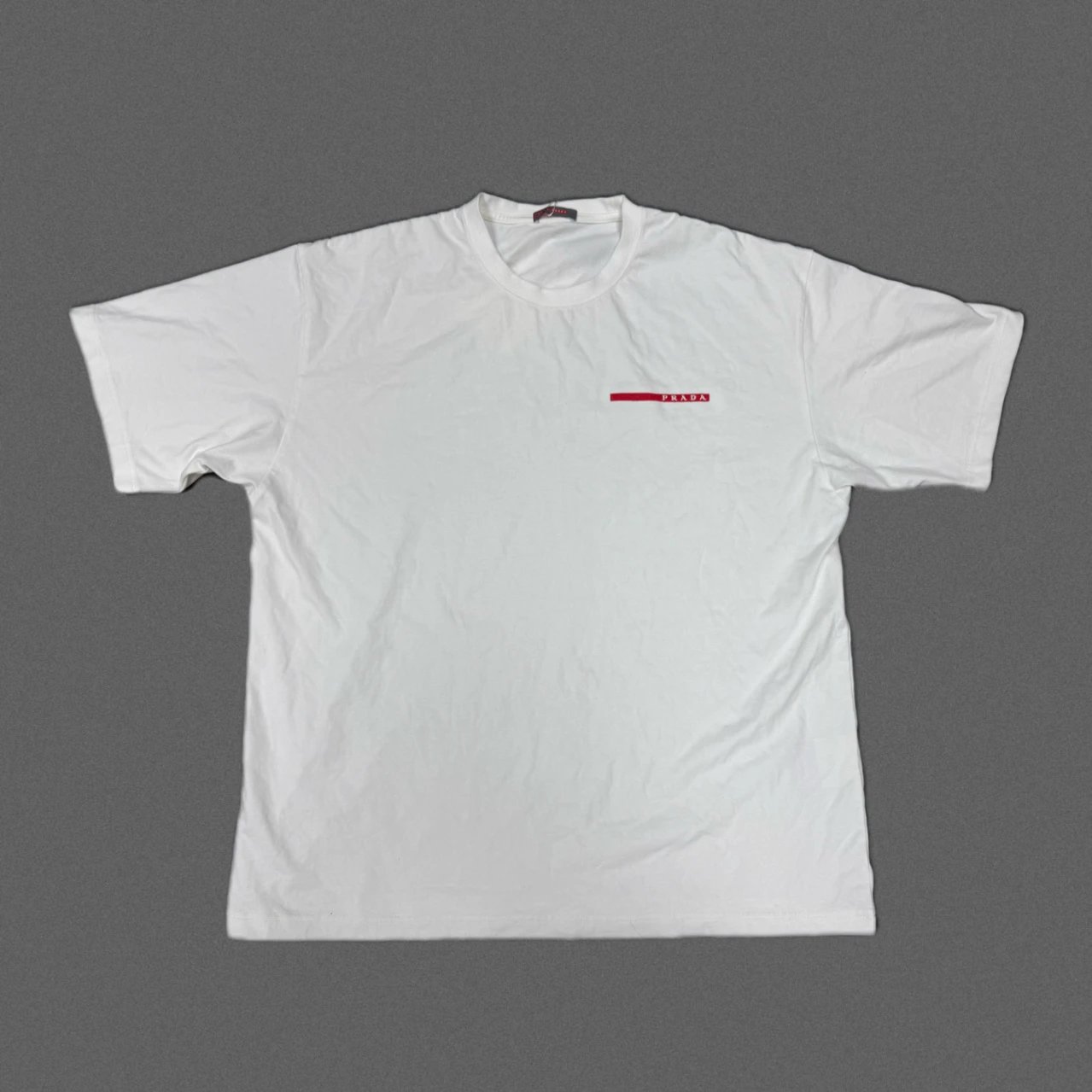 HFsMade Red Label Embroidered Lunarossa Sport Series Round Neck Short Sleeve White (Updated Inventory)