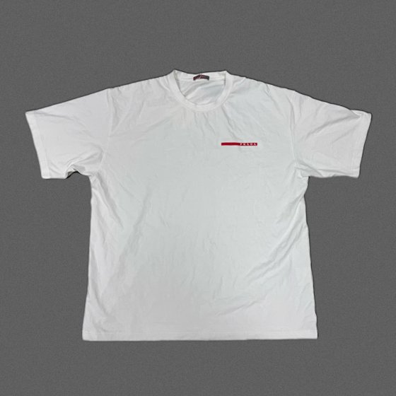 HFsMade Red Label Embroidered Lunarossa Sport Series Round Neck Short Sleeve White (Updated Inventory)