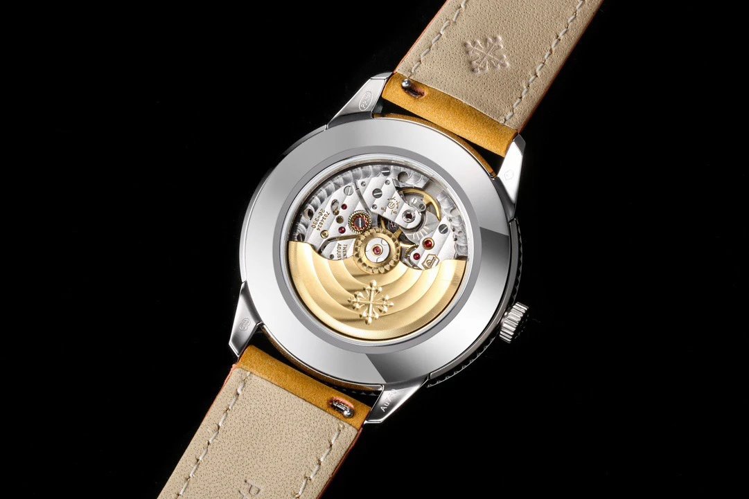 Patek Philippe Calatrava Pilot Travel Time Beige Leather Mechanical Watch Watches - 9