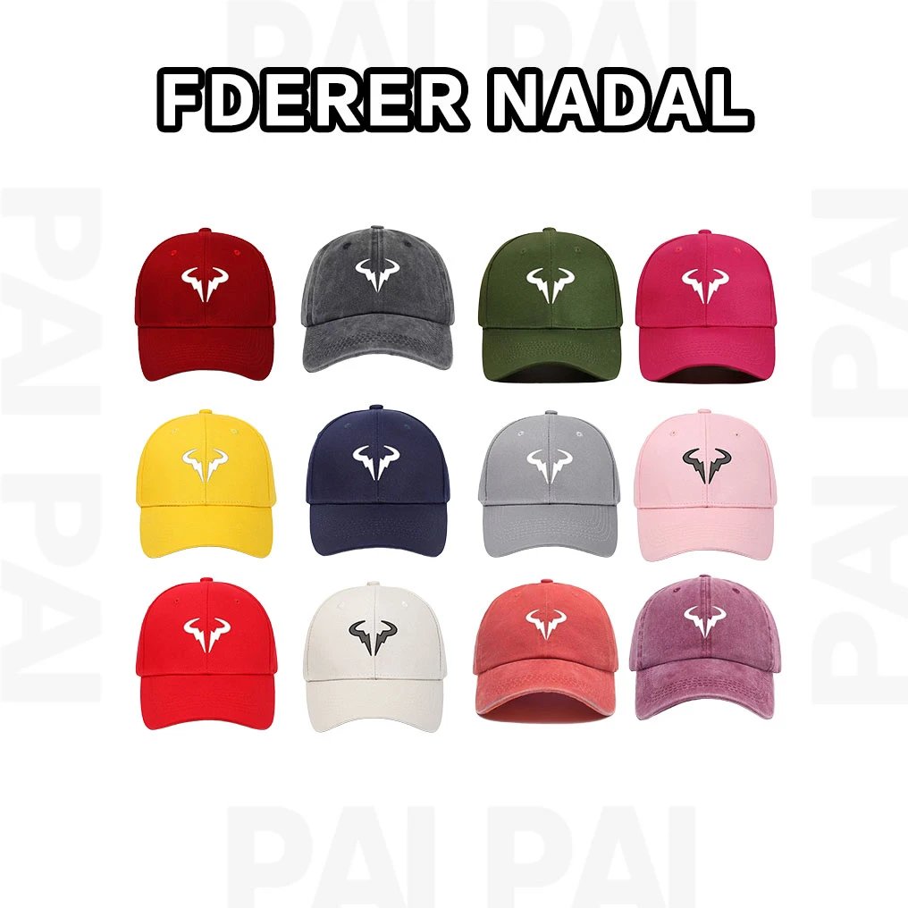 Federer Nadal Baseball Cap in Various Colors