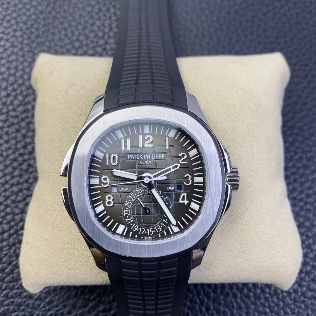 Patek Philippe Calatrava Pilot Travel Time Beige Leather Mechanical Watch Watches - 22