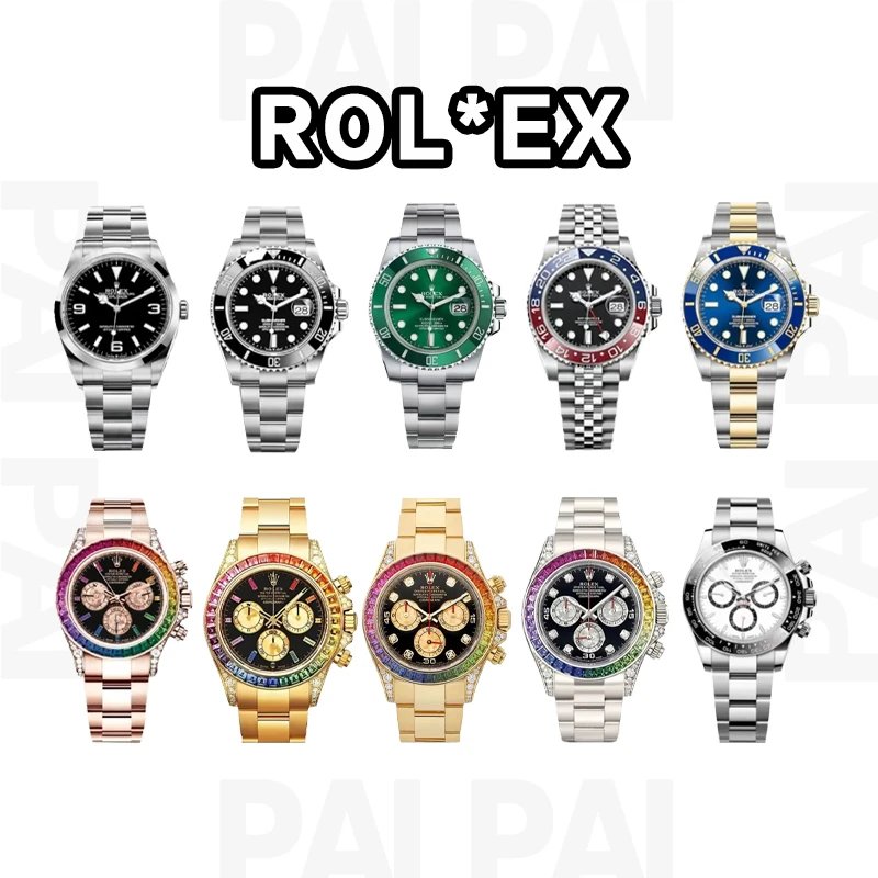 Rolex Stainless Steel Chronograph Watch Collection