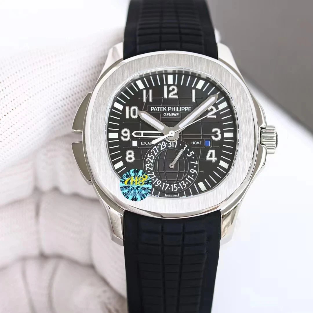Patek Philippe Calatrava Pilot Travel Time Beige Leather Mechanical Watch Watches - 30