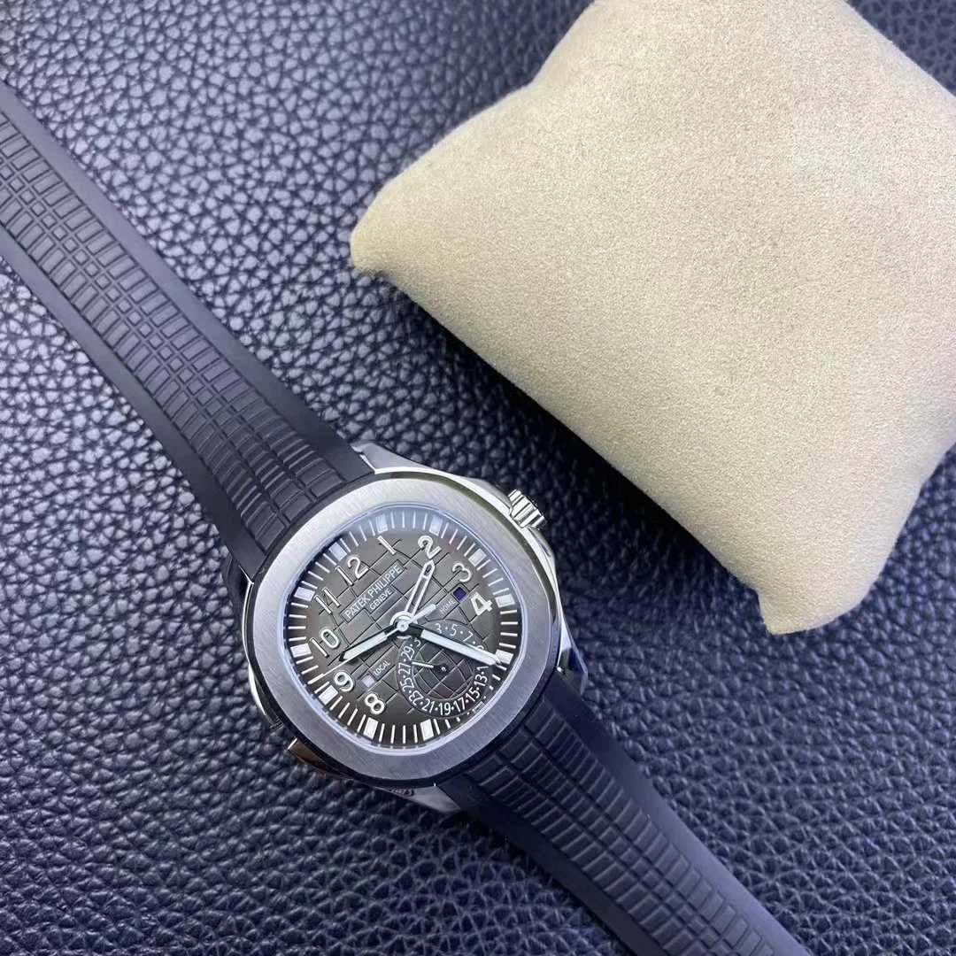 Patek Philippe Calatrava Pilot Travel Time Beige Leather Mechanical Watch Watches - 25