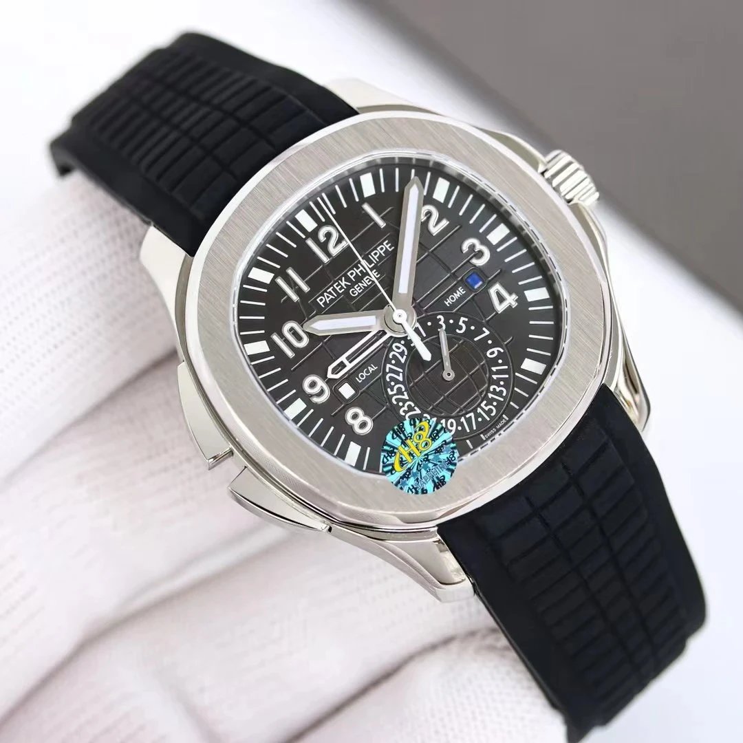 Patek Philippe Calatrava Pilot Travel Time Beige Leather Mechanical Watch Watches - 29