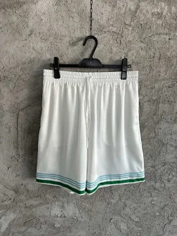 thumbnail for Trophy-pattern silk shorts