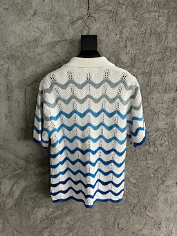 thumbnail for TOP arch wavy weave sweater shirt ケ