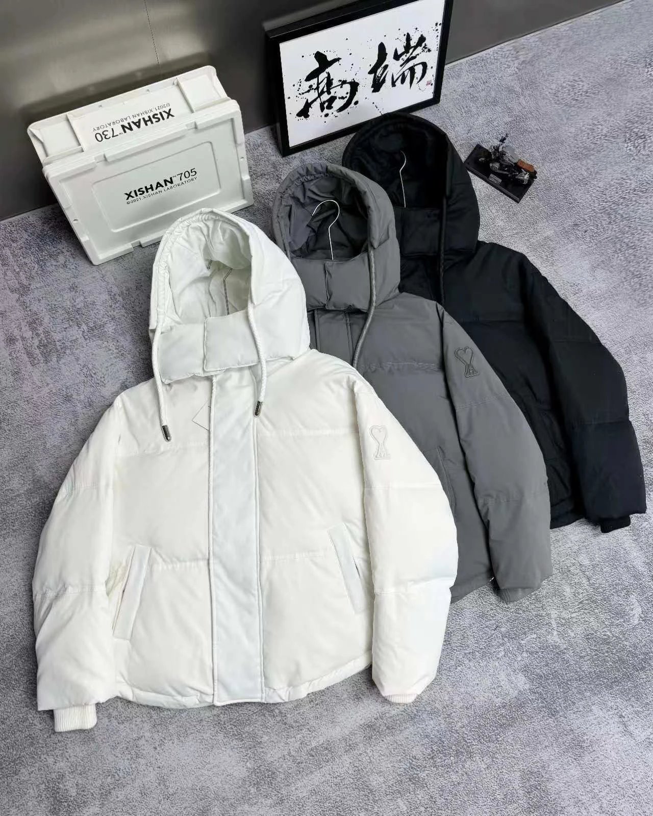 冬季限定胶囊面包羽绒服男女同款 2