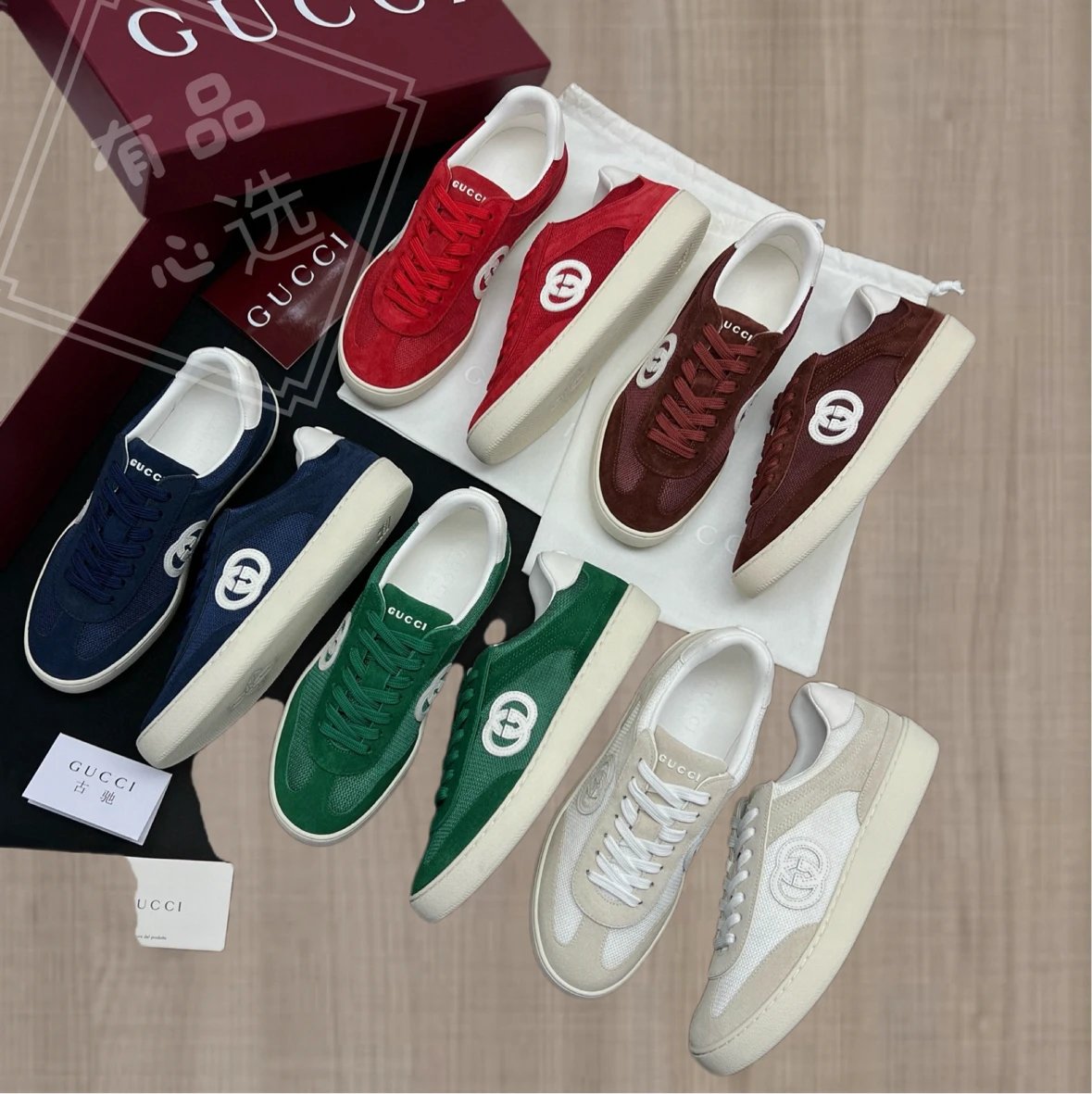 Gucci G74 Men's Leather Sneakers Summer 2025