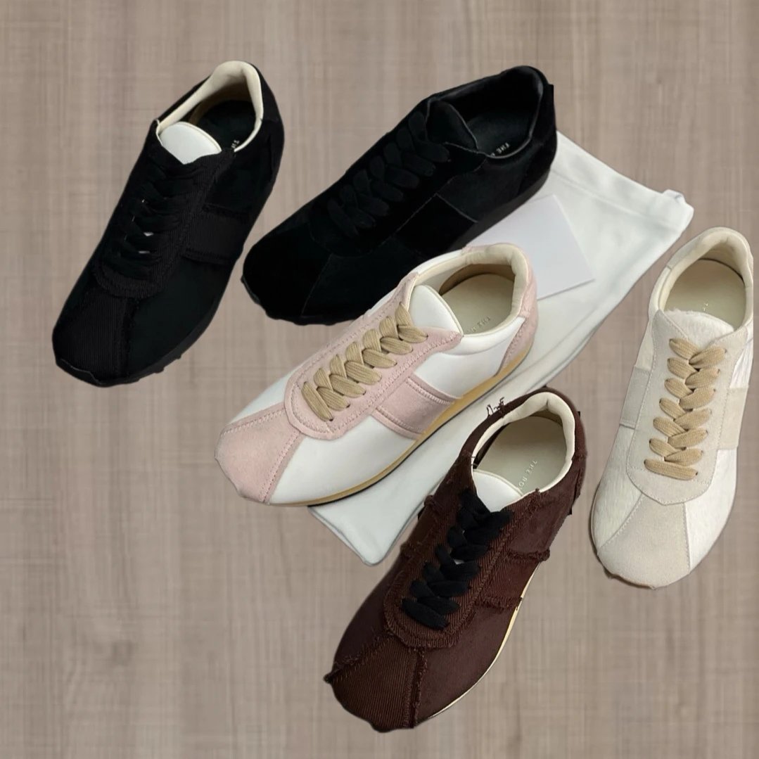 THE ROW Retro Leather Casual Sneakers