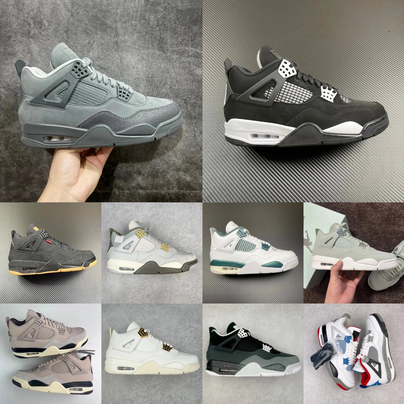 Nike Sneakers Air Jordan 4 Retro 'White Thunder'