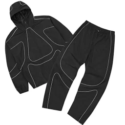 thumbnail for New reflective trench coat set