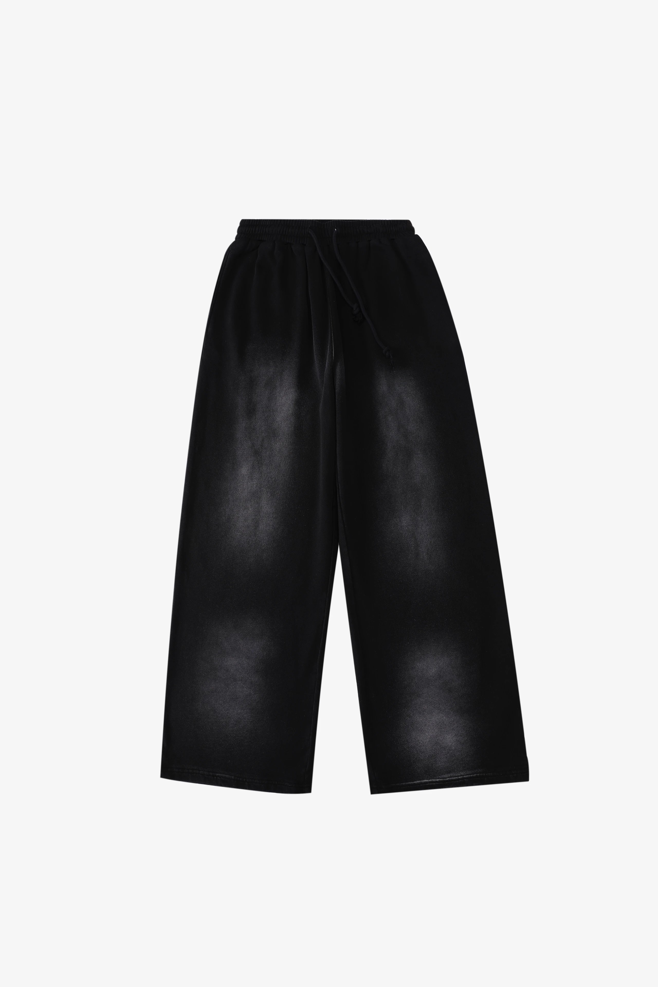 Washed Basic Sweatpants WM-10 Black