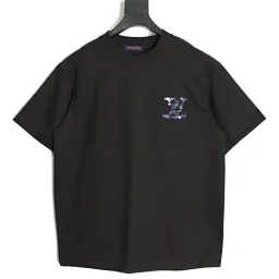 thumbnail for Trendy brand 26SS cloud presbyopia patch embroidered short-sleeved T-shirt