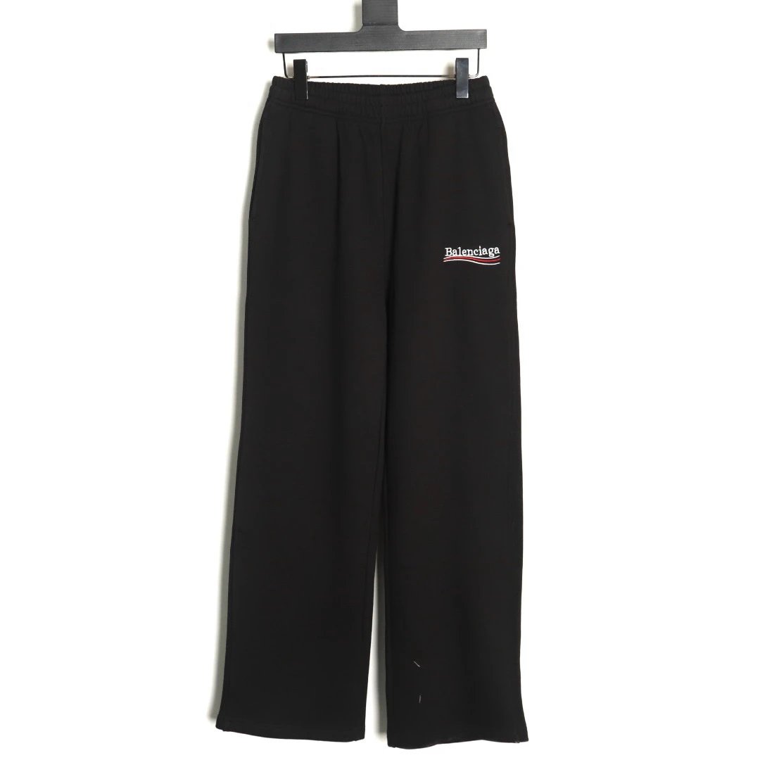 Balenciaga/巴黎世家 BLCG23ss 可乐刺绣阔腿长裤