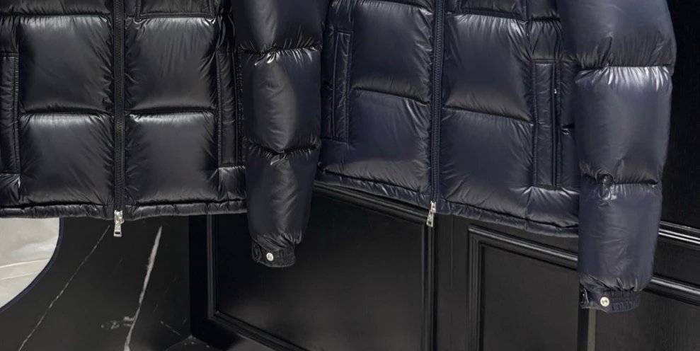 Moncler Maya Down Jacket Black and Navy - 2