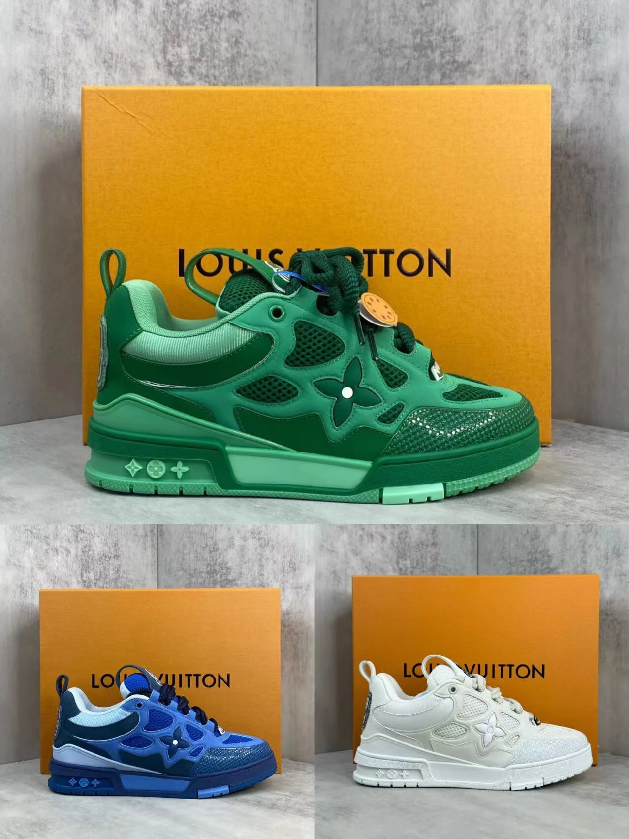 Louis Vuitton Green Sneaker