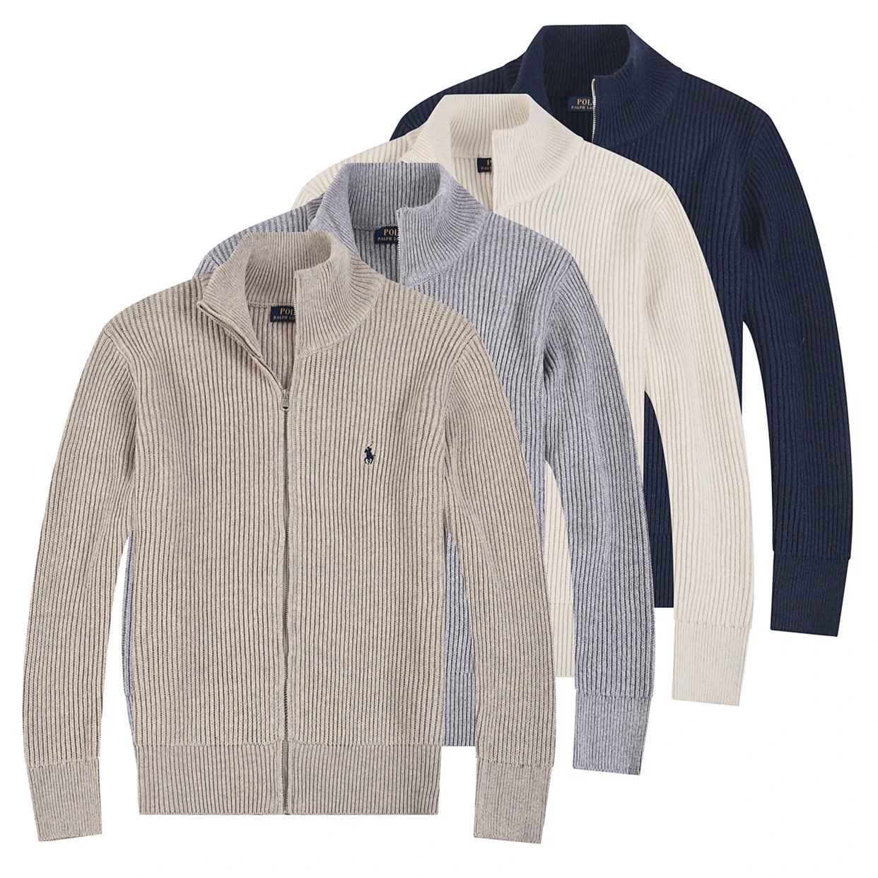 91RL Thick Wool Cardigan for Men