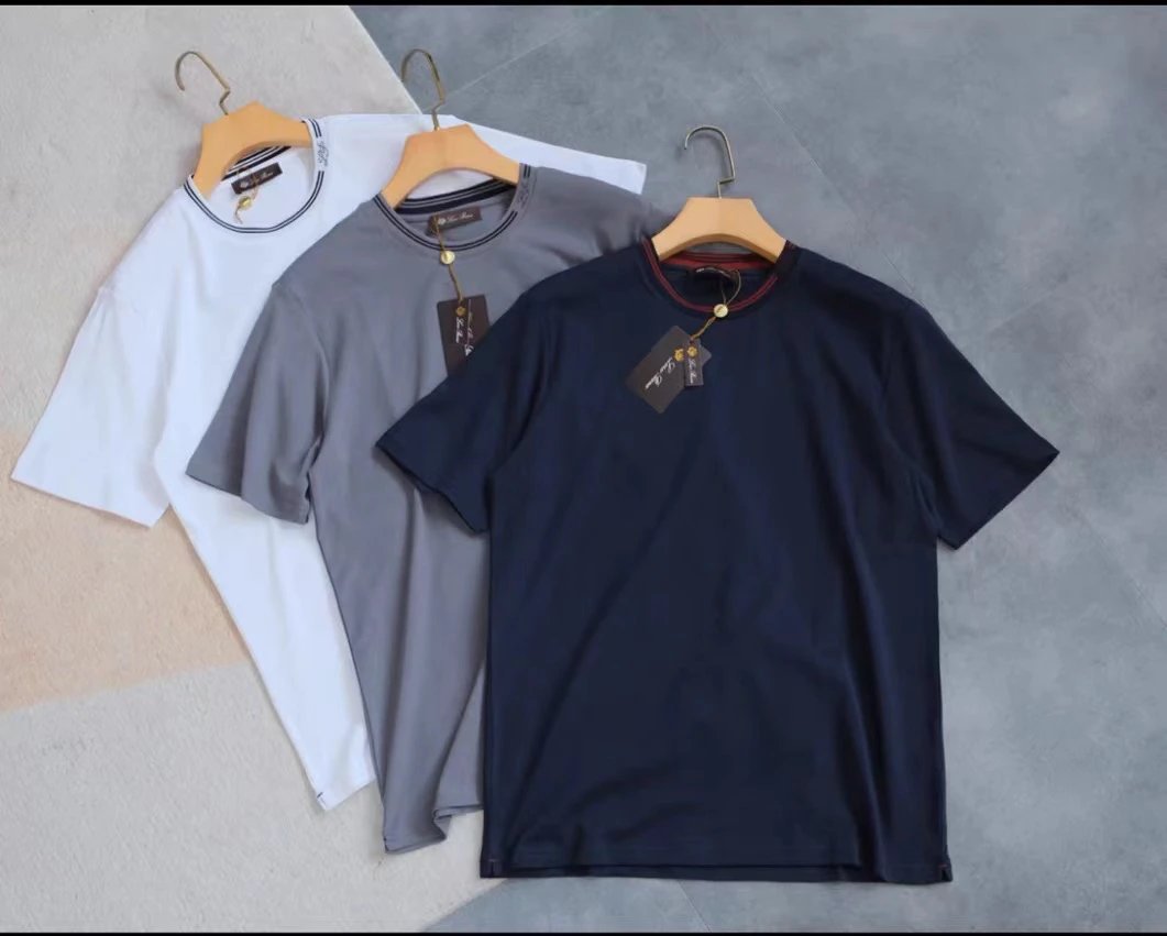 Loro Piana 25ss Men's Short-Sleeve T-Shirt