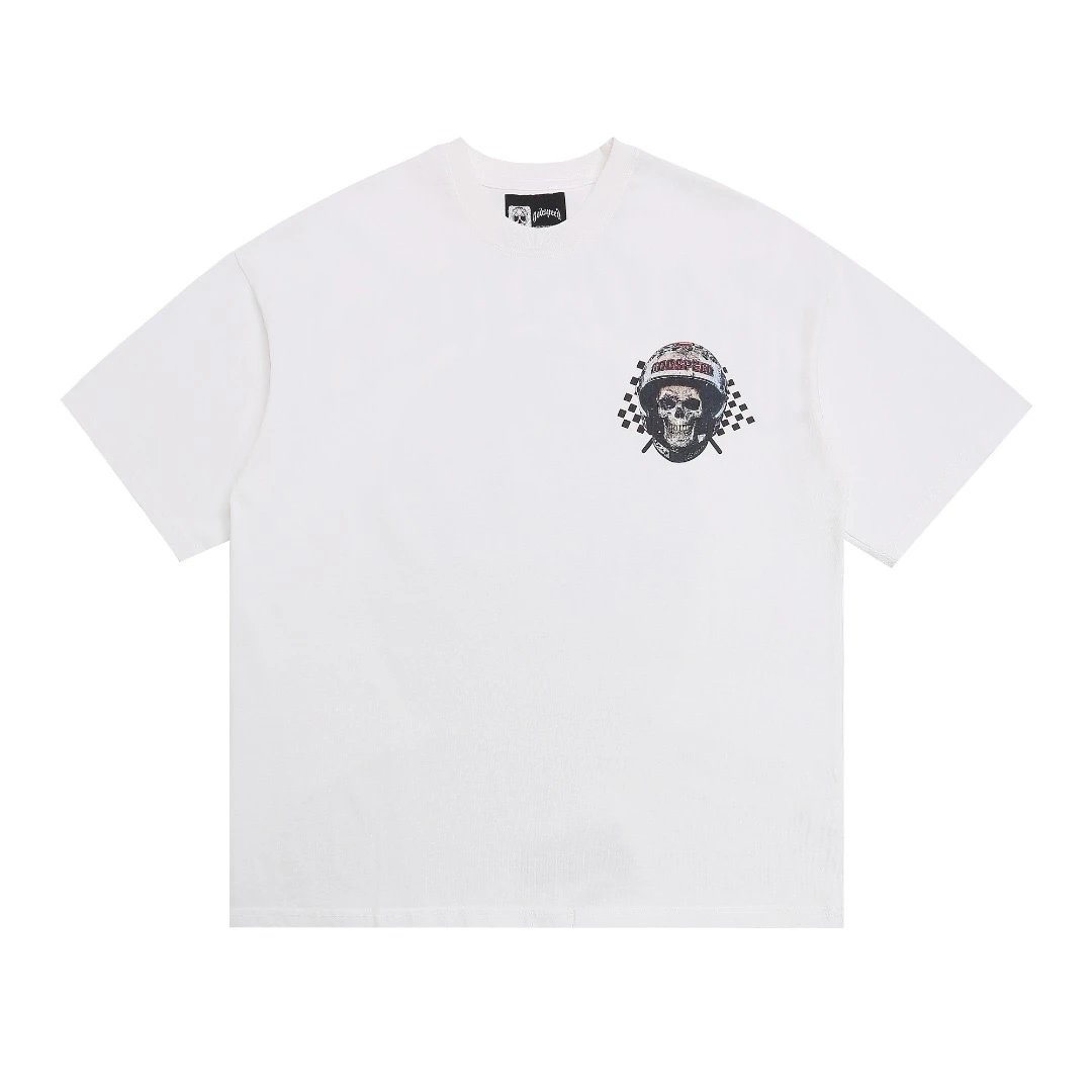 Godspeed Racing Skull Helmet T-shirt White