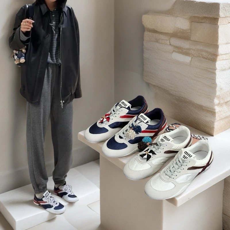 Miu Miu Women's Retro Sneakers 2025
