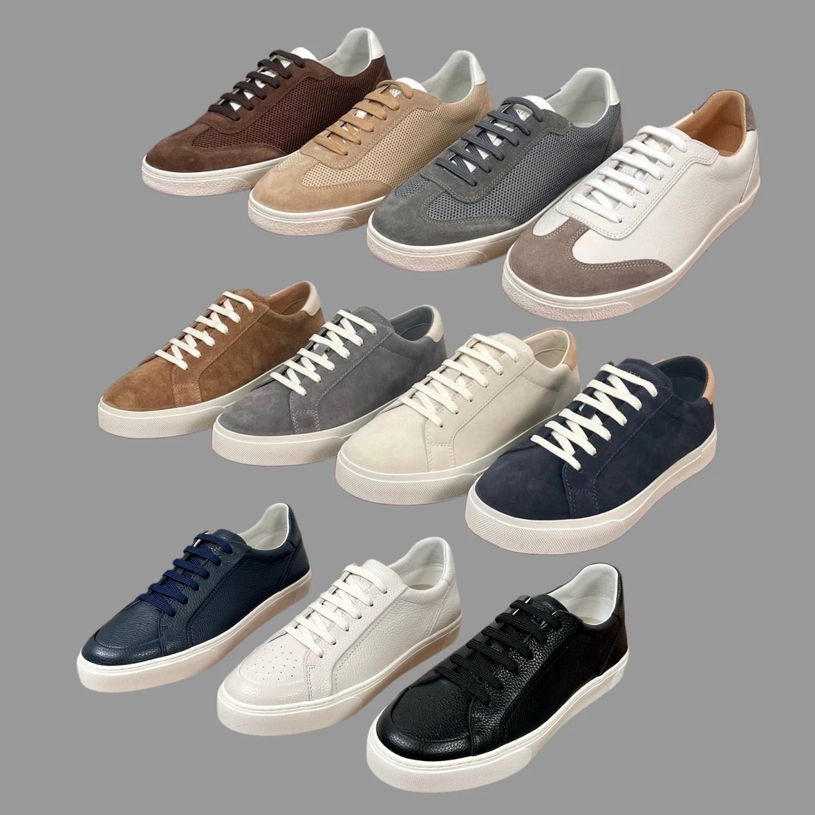 Brunello Cucinelli Men's Casual Sneakers Lightweight Breathable