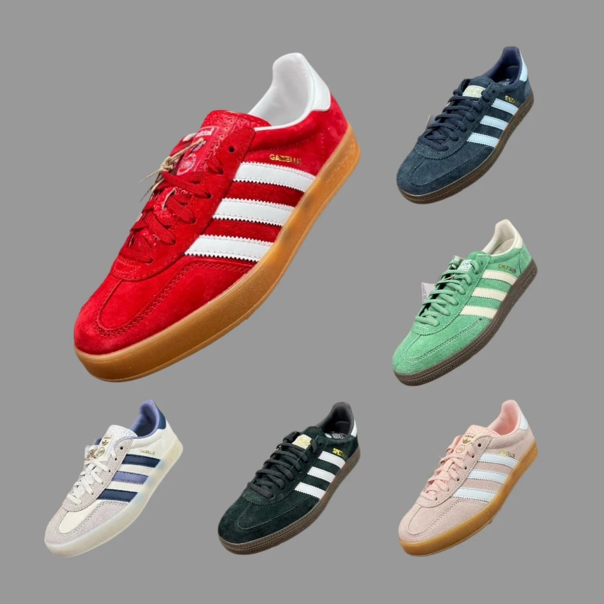 Adidas Gazelle Thick Sole Couple Sneakers
