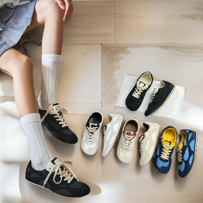 Bottega Veneta 2025 Women Retro Casual Sneakers