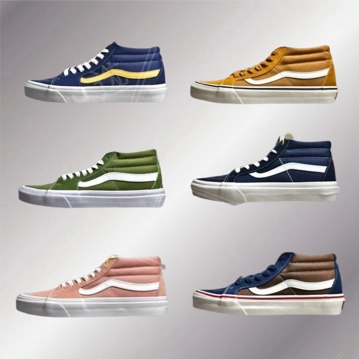 Vans SK8-MID Unisex Mid-Top Canvas Skate Shoes