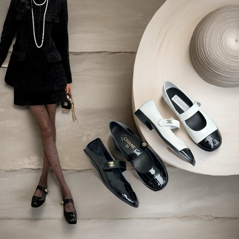Chanel Women's Mary Jane Flat Shoes
