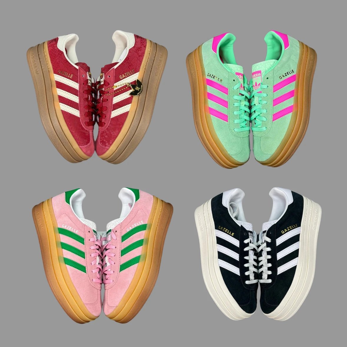 Adidas Originals Gazelle Bold Unisex Platform Sneakers