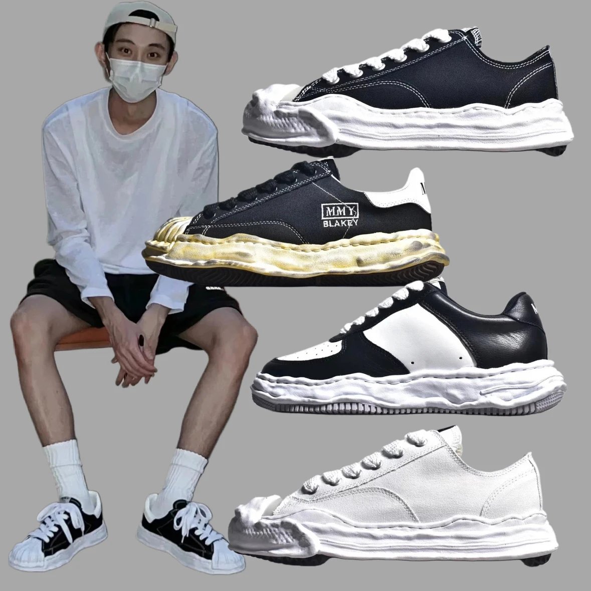 MMY Blakey Unisex Low Top Sneakers