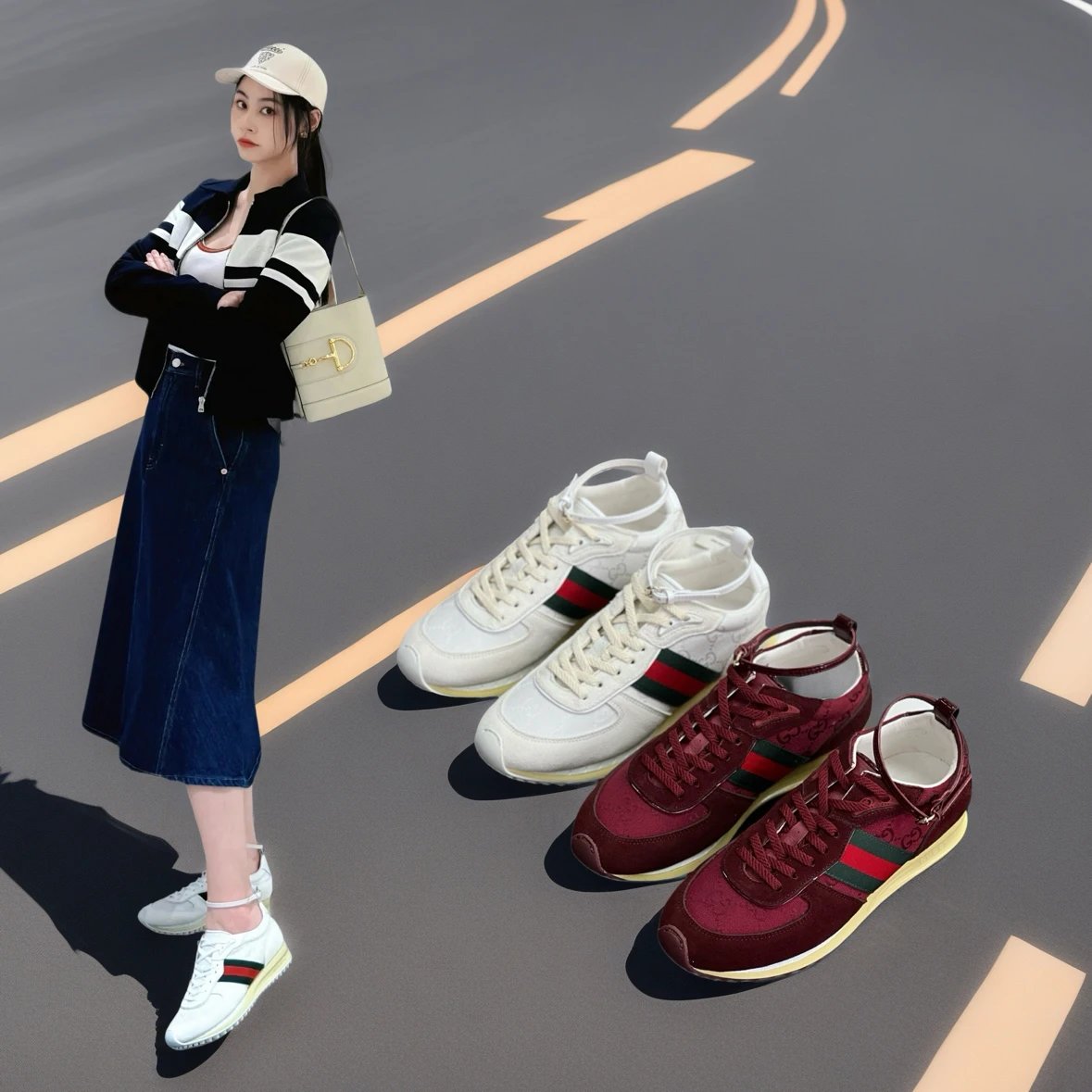 Gucci Re-Motion Women's Thick Sole Sneakers