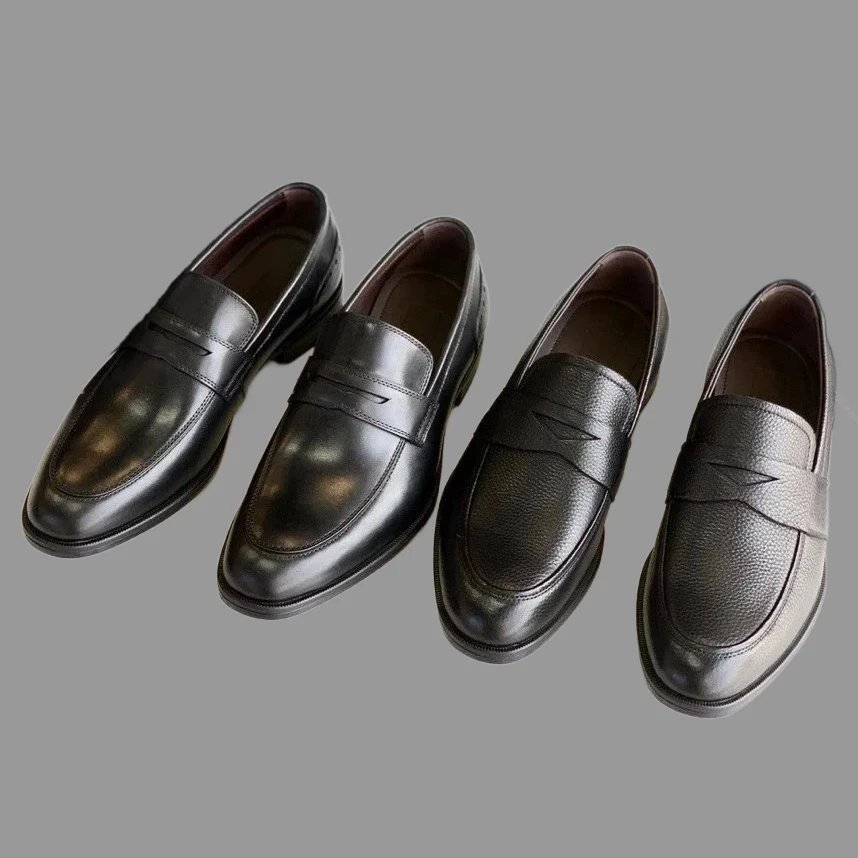 Ermenegildo Zegna Men's Slip-On Formal Leather Loafers
