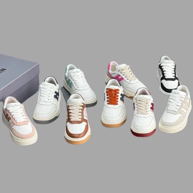 HOGAN H630 Couple Leather Casual Sneakers