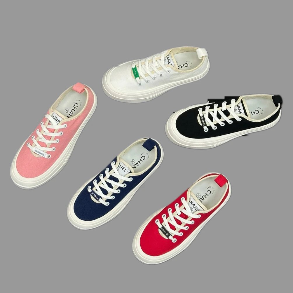 Chanel 25SS Platform Canvas Sneakers