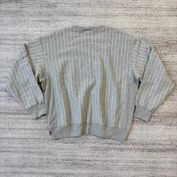 thumbnail for vertical striped sweatshirt