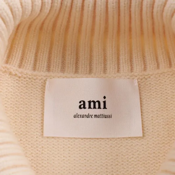 Design High-Neck Ribbed Knit Sweater Forest Green - 19